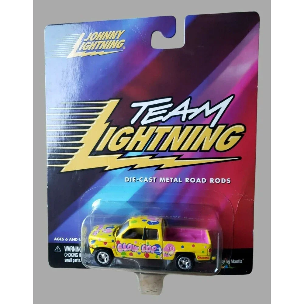 VGT 2000 Johnny Lightning 1996 DODGE RAM BLOW POP Yellow 1/6 Team Lightning 1:64